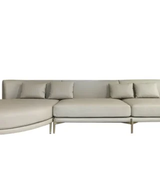 Sofa Valente Góc Phải 3M4 (Màu Mushroom)