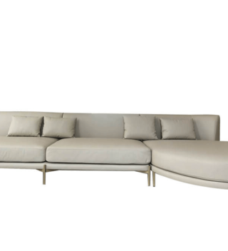 Sofa Valente Góc Trái 3M4 (Màu Mushroom)