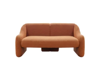 Sofa Nancy 2 Chỗ 1M6 (Vải Màu Cam)