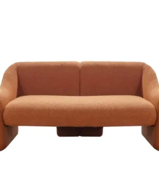 Sofa Nancy 2 Chỗ 1M6 (Vải Màu Cam)