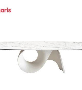 Bàn Ăn Seashell 8- 10 Chỗ Ceramic P2C, P4E 2,4M
