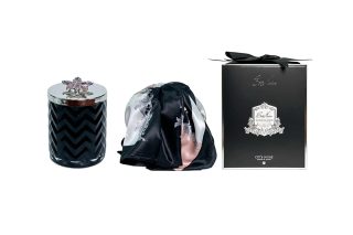 Nến Thơm Herringbone Black & Silver