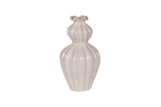 Bình Trang Trí Collarette Beige Lớn