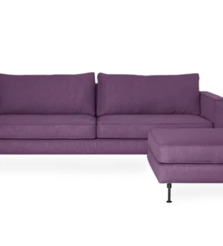 Sofa Bolero 3 Chỗ 2M2 (Vải Purple Mb16, Kèm Đôn)