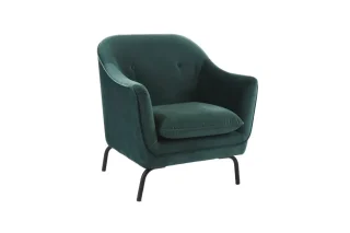 Armchair Lusso (Màu Velvet Blue)