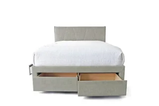 Giường Penny 1M6 Hộc Kéo White 2584-3