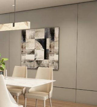 Vách ốp khu phòng ăn +bếp phòng ăn The Infinity Option 3