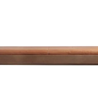 Bench Bridge Gỗ Nâu Da Cognac