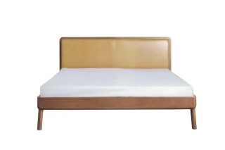 Giường Bridge 1M8 Da Bò