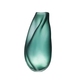 Bình Flow L Green Glass
