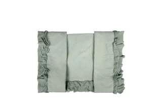 Bộ Vỏ Drap Mền Gối Light Green Cotton