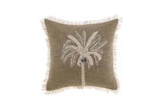 Gối Cocco Thêu Olive Green