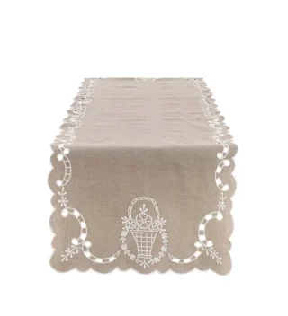 Khăn Trải Bàn Dentelle Nature Linen & Cotton